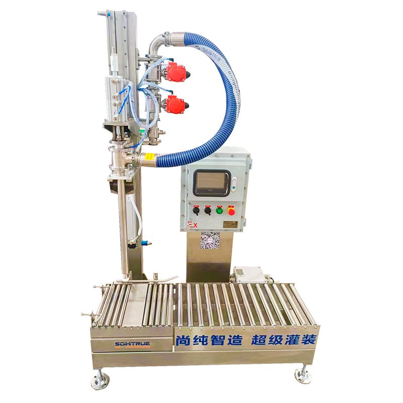 Màquina d'ompliment d'additius químics semiautomàtic de barrils de 20 L