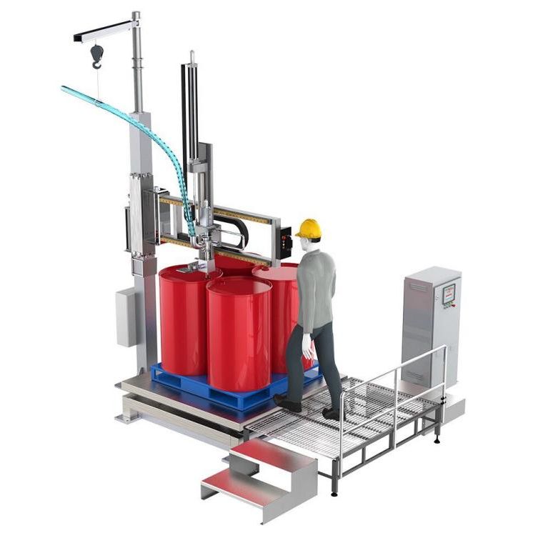 Màquina d'ompliment d'additius químics de braç de balancí de barril IBC